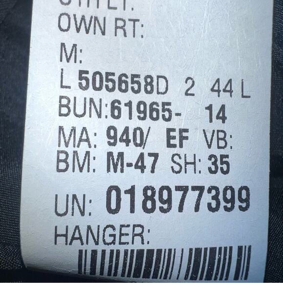 Ralph Lauren Wool Gray Pinstripe Business Casual Suit Blazer Jacket. 44 L - Picture 11 of 12